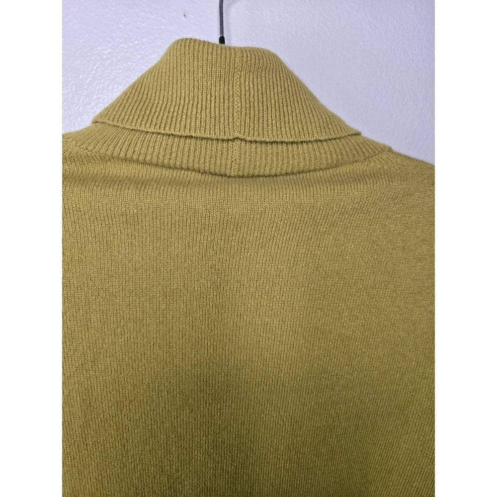 Lafayette 148 New York 100% Cashmere Turtleneck Sweater Green Size L‎
